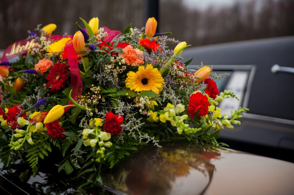 Fleurs funéraires